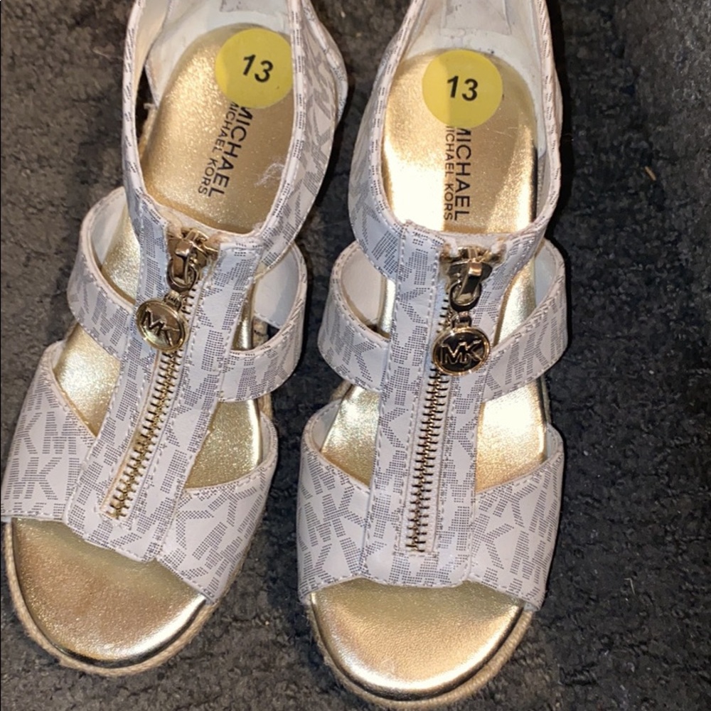 Michael Kors girls heels size 13